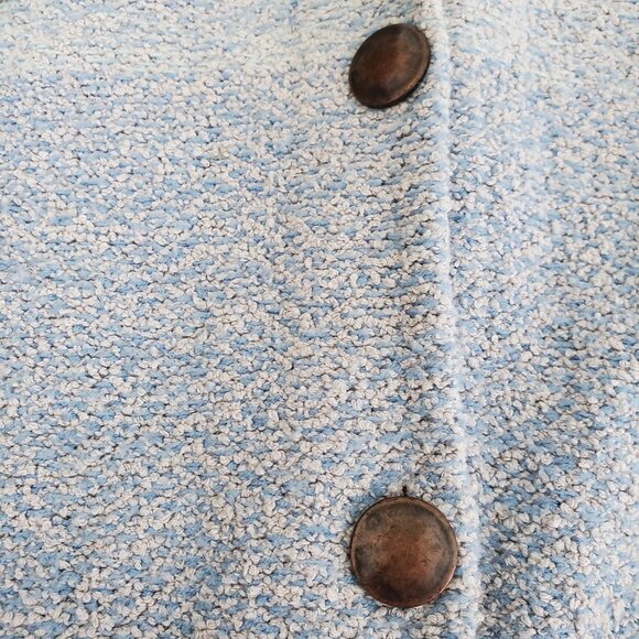 Free People Long Cardigan in Shades of Blue and Greens.  Size Small - Picture 5 of 9